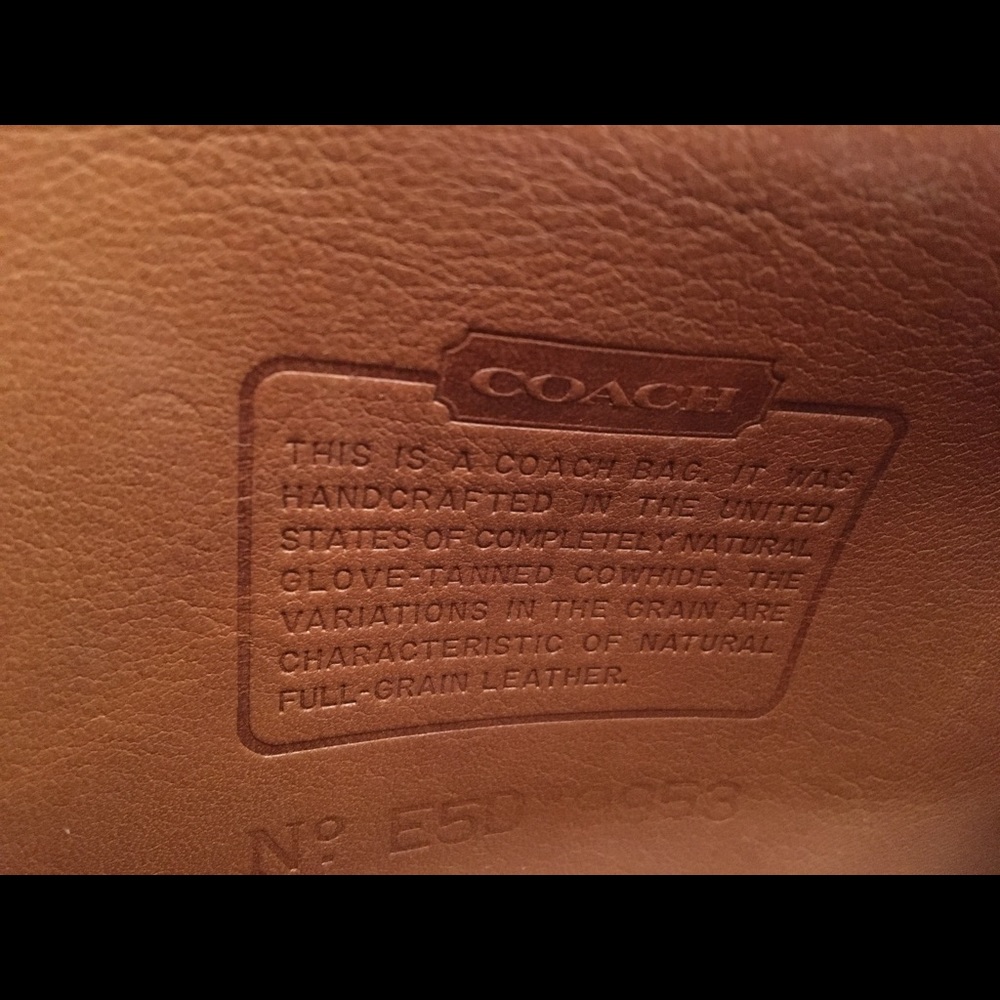 Vintage Coach bag. All leather. Great condition. - Picture 3 of 3